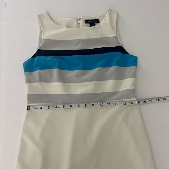 White House‎ Black Market Multicolor Striped Sleeveless Sheath Dress Size 2 - Picture 15 of 15